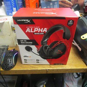 HyperX Cloud Alpha Wireless Gaming Headset for PC/PS 300 hour 2.4GHz